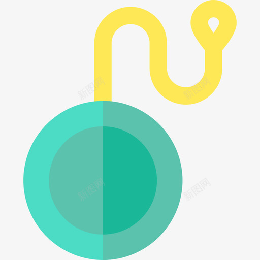 Yoyo玩具9扁平图标svg_新图网 https://ixintu.com Yoyo 扁平 玩具9