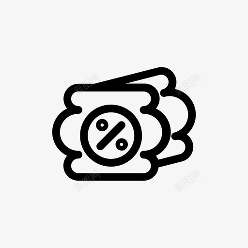折扣优惠券电子商务图标svg_新图网 https://ixintu.com 代金券 优惠券 停车场 折扣 电子商务 购物电子商务