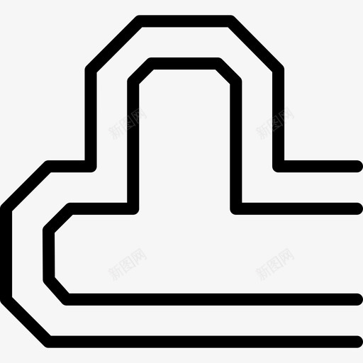 偏移平面工具7线性图标svg_新图网 https://ixintu.com 偏移 平面设计工具7 线性