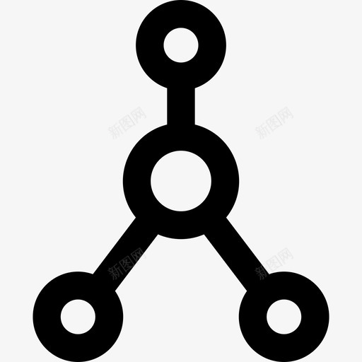 分子化学3线性图标svg_新图网 https://ixintu.com 分子 化学3 线性