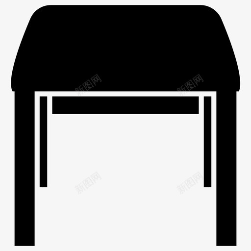 梳妆凳卧室家具梳妆椅图标svg_新图网 https://ixintu.com 卧室家具 木制家具雕刻图标 梳妆凳 梳妆椅