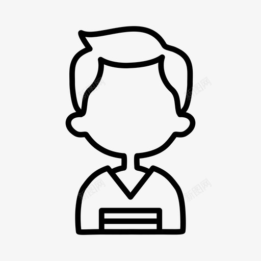 孩子阿凡达男孩图标svg_新图网 https://ixintu.com 个人资料 孩子 男人 男孩 阿凡达