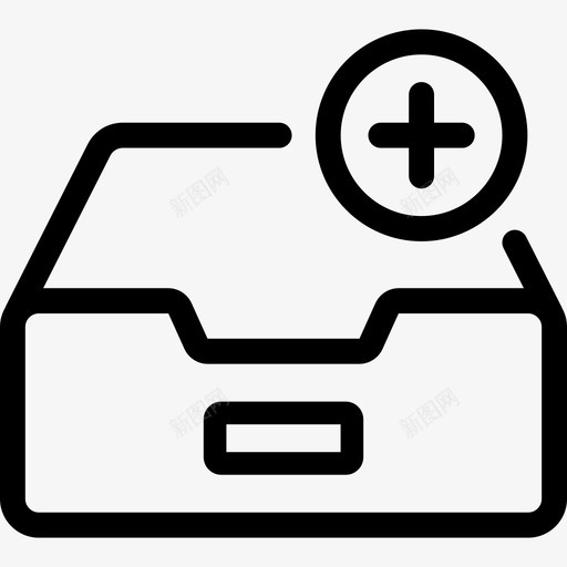 柜体杂项元件线性图标svg_新图网 https://ixintu.com 杂项元件 柜体 线性