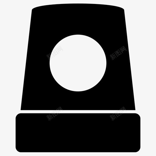 应急灯报警器紧急警报器图标svg_新图网 https://ixintu.com 医疗急救 安全工作标志图标 应急灯 报警器 紧急警报器