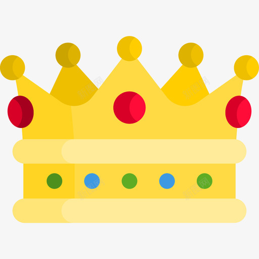 皇冠皇室3扁平图标svg_新图网 https://ixintu.com 扁平 皇冠 皇室3