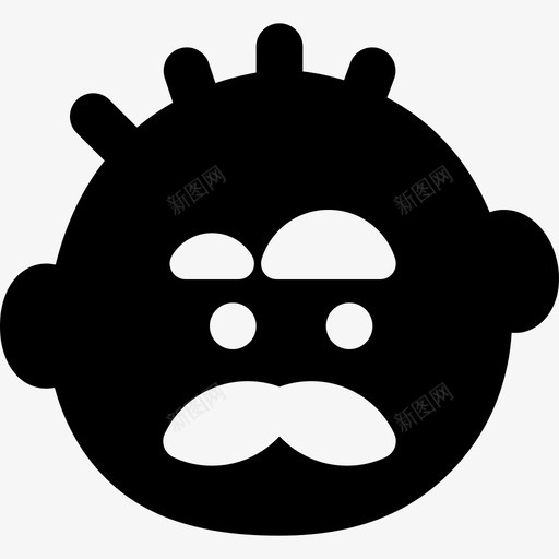 男子气概表情符号集合3纯色图标svg_新图网 https://ixintu.com 男子气概 纯色 表情符号集合3