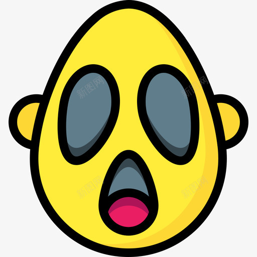 尖叫表情线性颜色图标svg_新图网 https://ixintu.com 尖叫 线性颜色 表情