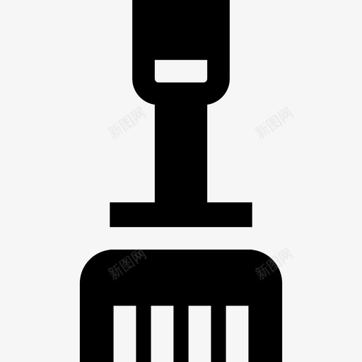 耙子diy工具5填充图标svg_新图网 https://ixintu.com diy工具5 填充 耙子