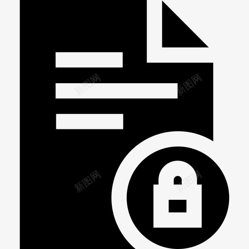 文件交互6已填充图标svg_新图网 https://ixintu.com 交互6 已填充 文件