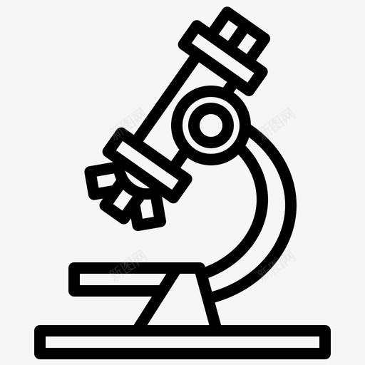 显微镜细菌学习图标svg_新图网 https://ixintu.com 学习 实践 教育 显微镜 细菌