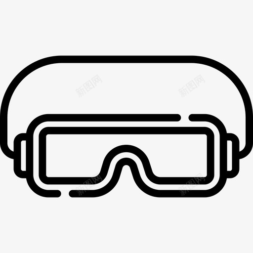 玻璃结构38线性图标svg_新图网 https://ixintu.com 玻璃 线性 结构38