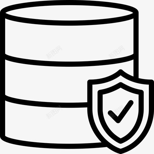 数据库开发22线性图标svg_新图网 https://ixintu.com 开发22 数据库 线性