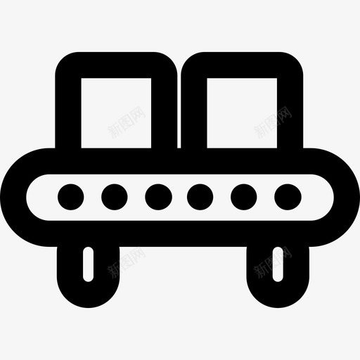 输送机结构34线性图标svg_新图网 https://ixintu.com 线性 结构34 输送机