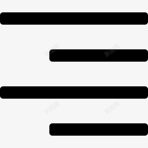 右对齐对齐段落2填充图标svg_新图网 https://ixintu.com 右对齐 填充 对齐段落2