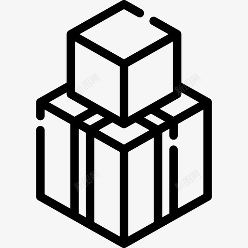 箱子装运交付5直线图标svg_新图网 https://ixintu.com 直线 箱子 装运交付5