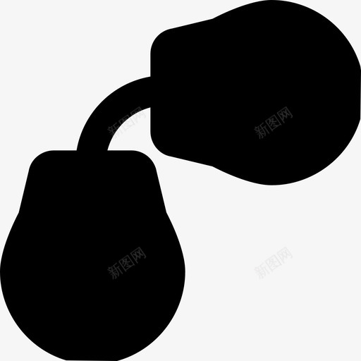 手铐保安18结实图标svg_新图网 https://ixintu.com 保安18 手铐 结实