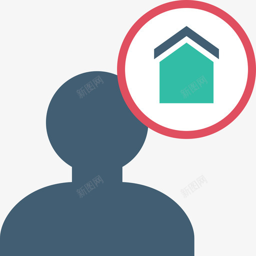用户房地产30单位图标svg_新图网 https://ixintu.com 单位 房地产30 用户