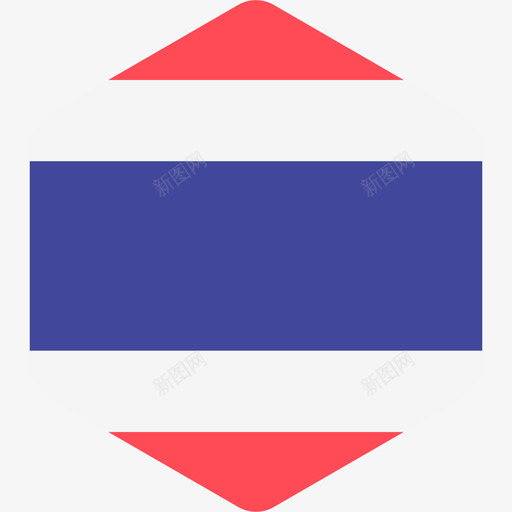 泰国国际国旗2六边形图标svg_新图网 https://ixintu.com 六边形 国际国旗2 泰国