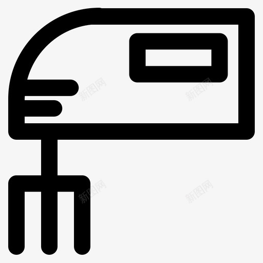 搅拌机搅拌器烹饪图标svg_新图网 https://ixintu.com 厨房 厨房图标集 打蛋器 搅拌器 搅拌机 烹饪
