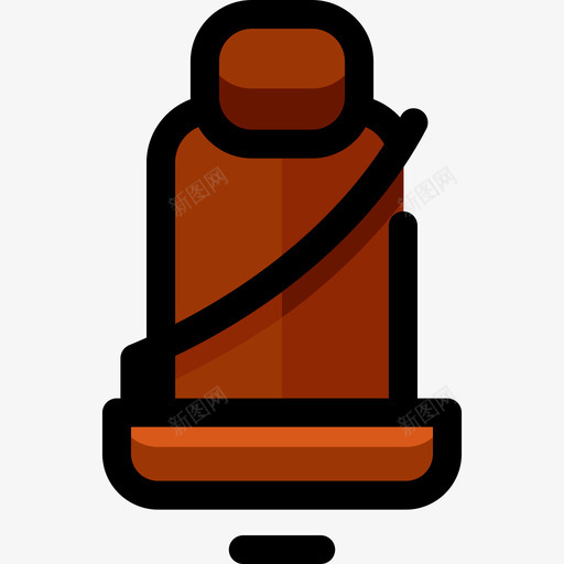 安全汽车和驾驶线性颜色图标svg_新图网 https://ixintu.com 安全 汽车和驾驶 线性颜色