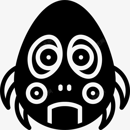 杀手表情7充满图标svg_新图网 https://ixintu.com 充满 杀手 表情7