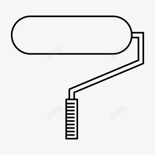 画笔涂抹器油漆辊图标svg_新图网 https://ixintu.com ios 油漆辊 涂抹器 画笔 绘画 网页设计 艺术设计大纲