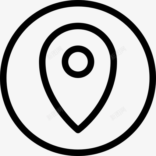 用户界面互联网布局图标svg_新图网 https://ixintu.com 互联网 地图引脚 布局 指针 用户界面 箭头和用户界面