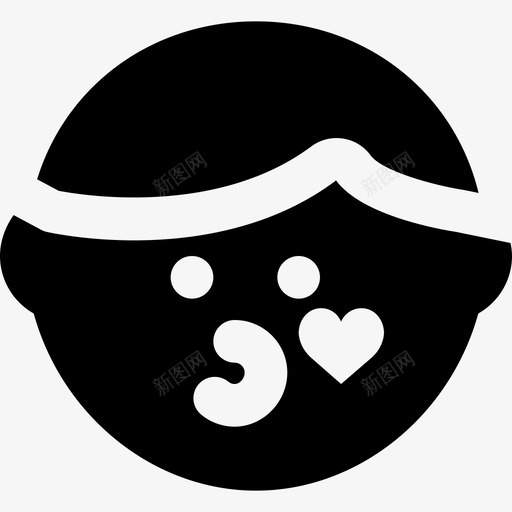 调情表情集3纯色图标svg_新图网 https://ixintu.com 纯色 表情集3 调情