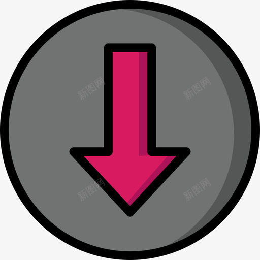 羽绒基本要素5线条颜色图标svg_新图网 https://ixintu.com 基本要素5 线条颜色 羽绒
