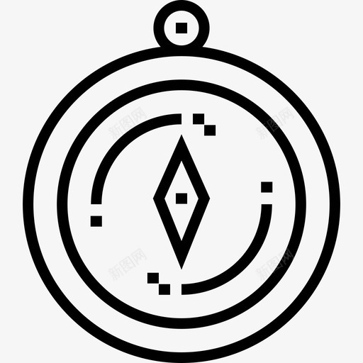 罗盘海盗5直线图标svg_新图网 https://ixintu.com 海盗5 直线 罗盘