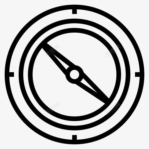 指南针方向向导图标svg_新图网 https://ixintu.com 向导 导航仪 指南针 方向 狩猎 通讯
