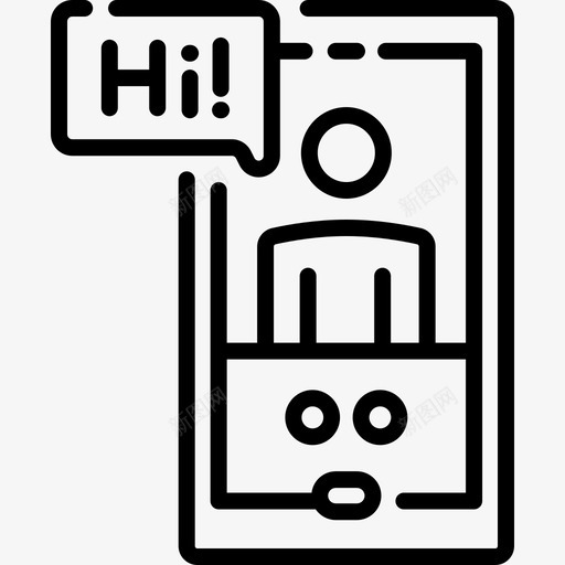 简介对话资产3线性图标svg_新图网 https://ixintu.com 对话资产3 简介 线性