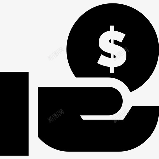 硬币银行货币2填充图标svg_新图网 https://ixintu.com 填充 硬币 银行货币2