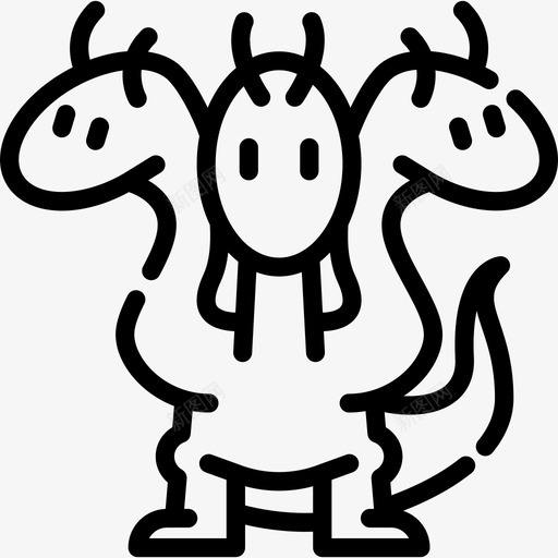 九头蛇奇异的人物直率的图标svg_新图网 https://ixintu.com 九头蛇 奇异的人物 直率的