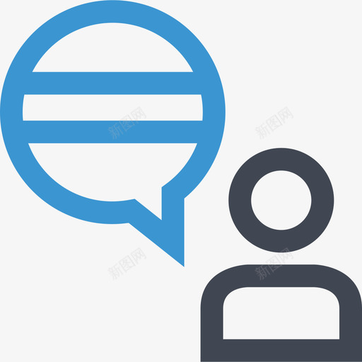 聊天室短信边框颜色图标svg_新图网 https://ixintu.com 短信 聊天室 边框颜色