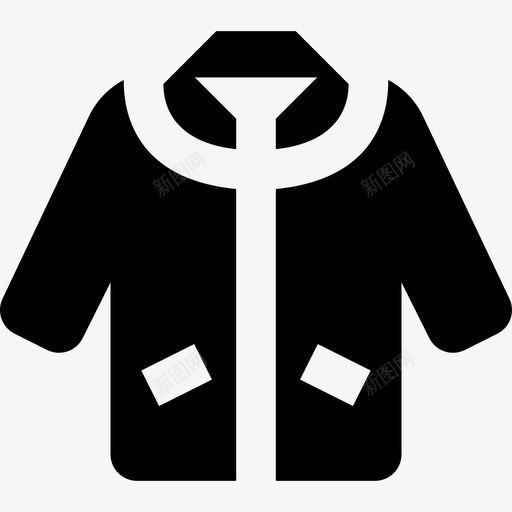 夹克衣服19填充图标svg_新图网 https://ixintu.com 填充 夹克 衣服19
