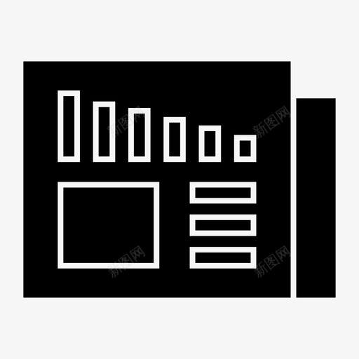 商业金融新闻图标svg_新图网 https://ixintu.com 商业 报纸 新闻 金融