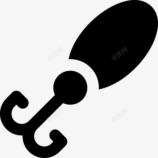 钓鱼钩冒险运动12填充图标svg_新图网 https://ixintu.com 冒险运动12 填充 钓鱼钩