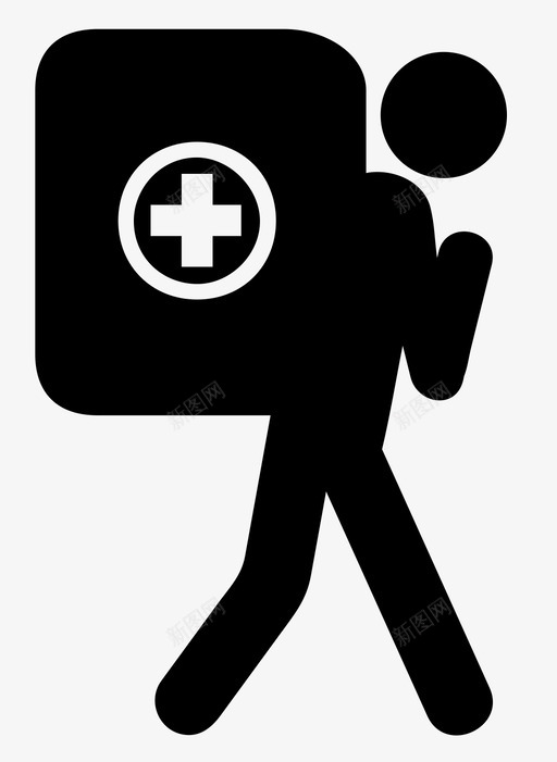 运送医院运送者医生图标svg_新图网 https://ixintu.com 医生 运送医院 运送者