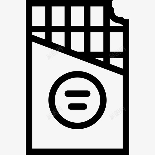 巧克力咖啡店17直线型图标svg_新图网 https://ixintu.com 咖啡店17 巧克力 直线型