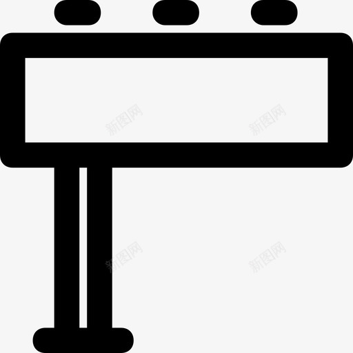 广告牌办公和商务1032px线图标svg_新图网 https://ixintu.com 32px线 办公和商务10 广告牌