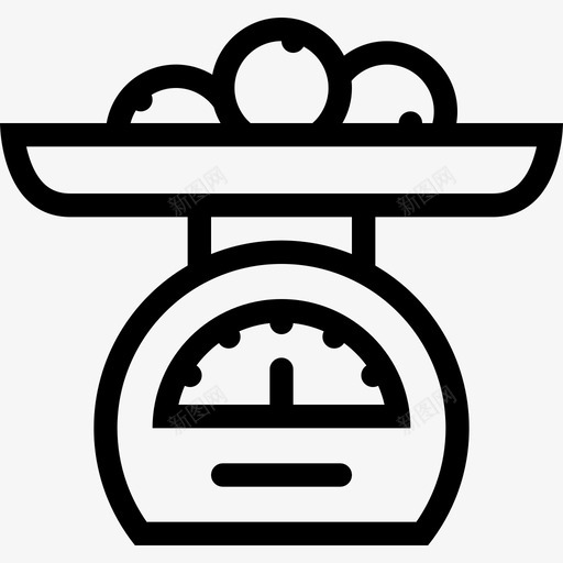 电子和电器电子秤2线性图标svg_新图网 https://ixintu.com 电子和电器电子秤2 线性