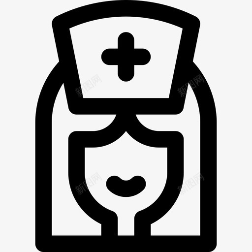 护士理疗3直系图标svg_新图网 https://ixintu.com 护士 理疗3 直系