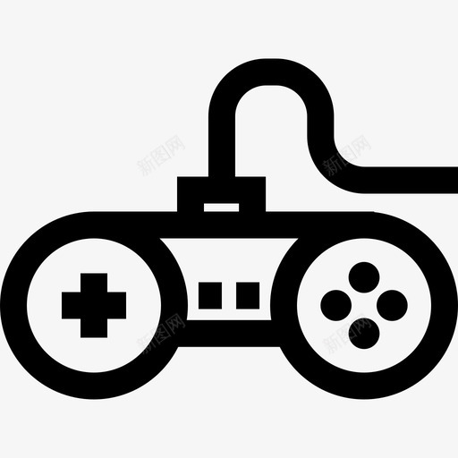 电子游戏复古电子2线性图标svg_新图网 https://ixintu.com 复古电子2 电子游戏 线性