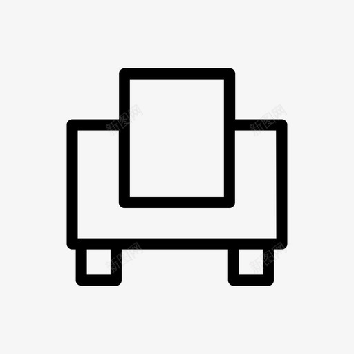 家具配件沙发图标svg_新图网 https://ixintu.com 家具 沙发 购物电子商务 配件