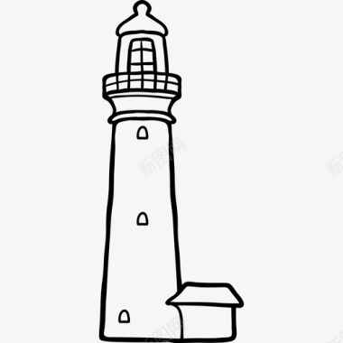 SplitPoint灯塔世界纪念碑2黑色图标图标