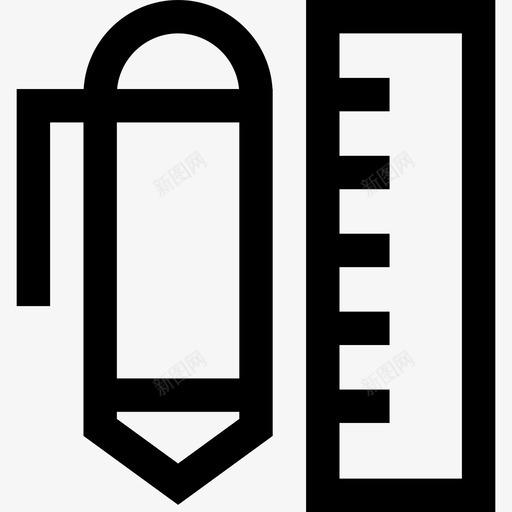钢笔diy工具4线性图标svg_新图网 https://ixintu.com diy工具4 线性 钢笔