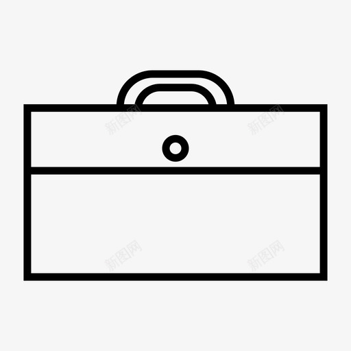 包公文包工作图标svg_新图网 https://ixintu.com 公文包 包 学校和大学 工作 手提箱 教育