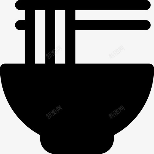 面条日本11填充图标svg_新图网 https://ixintu.com 填充 日本11 面条