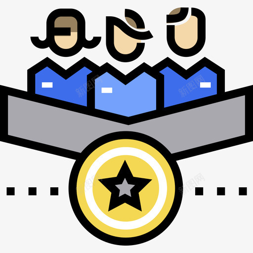 奖励搜索引擎优化13线性颜色图标svg_新图网 https://ixintu.com 奖励 搜索引擎优化13 线性颜色